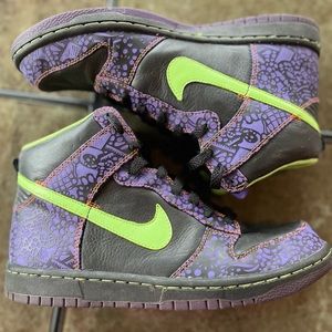 Used Nike Dunk High Premium 'Day Of The Dead' 323955-030 size 9